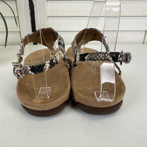 Vionic Kirra Sandal‎ Thong Snake Ankle Strap Arch Support Comfort Shoe Size 7 - Picture 5 of 9